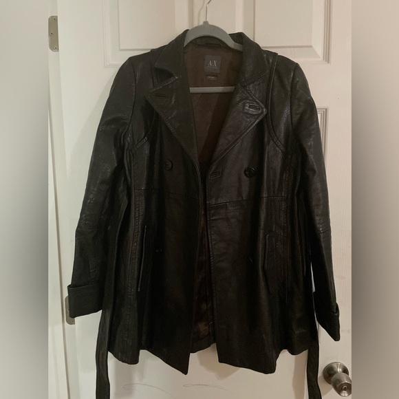 Armani exchange leather jacket - Picture 8 of 8